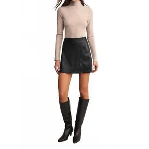 NEW Z SUPPLY allegra mini skirt in black